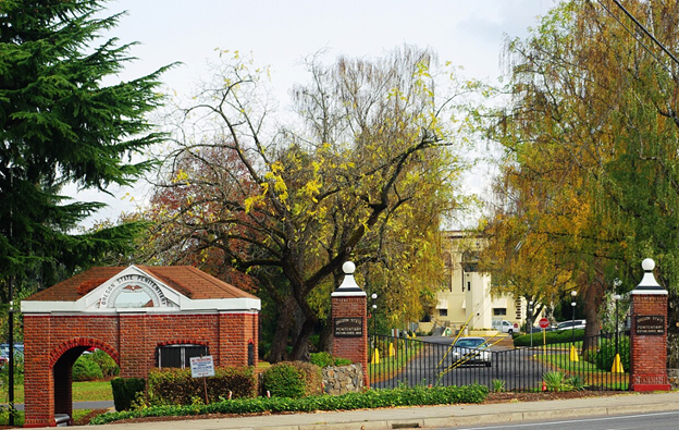 Exterior short of OR State penitentiary