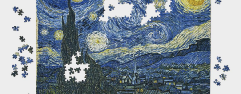 Puzzle of Van Gogh Starry Night