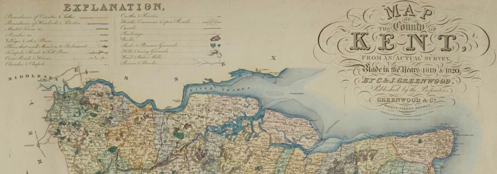Map of Kent