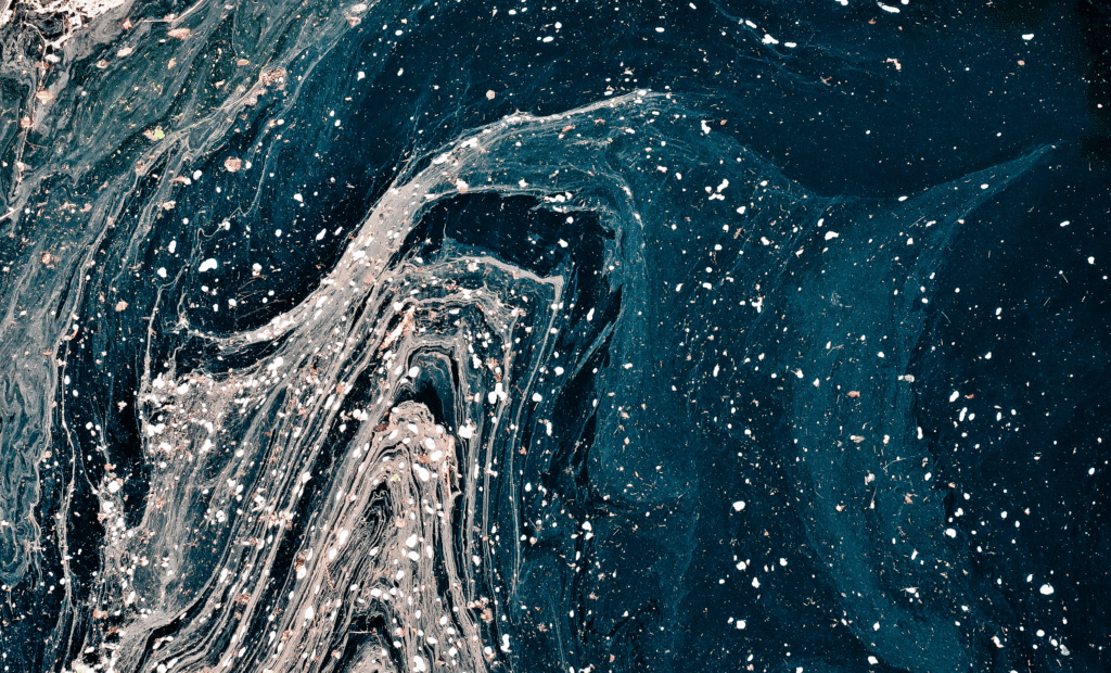 Marbled rock