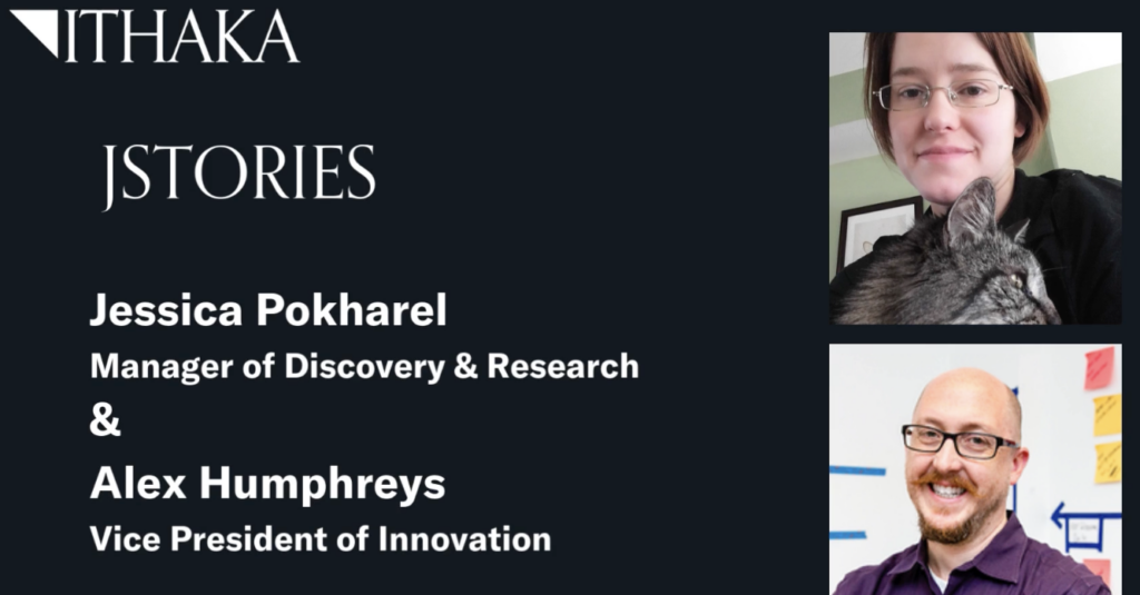 Screenshot of video showing Jessica Pokharel and Alex Humphreys