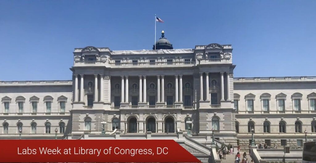 Labs Week at the Library of Congress, with image of Library of Congress exterior
